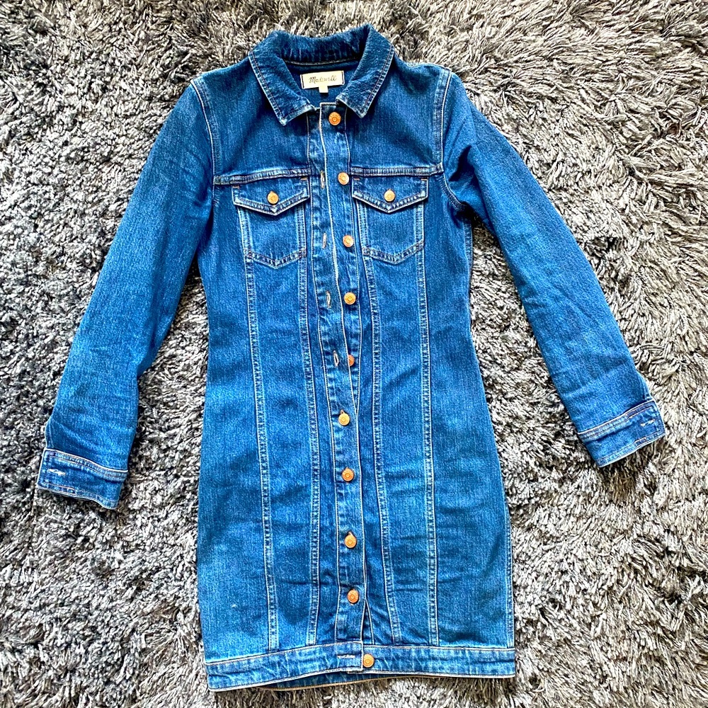 Madewell Denim Button-front Dress